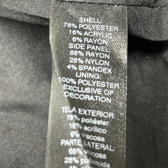 NWT WHBM‎ Belle Tweed Moto Jacket Black White Size 00 - Picture 12 of 13